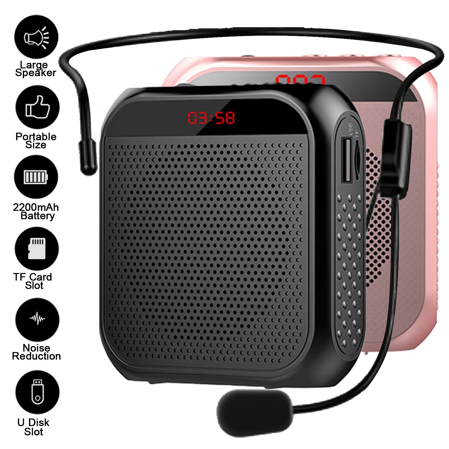 Portable Amplifier Mini - 휴대용 음성 증폭기 메가폰 미니 오디오