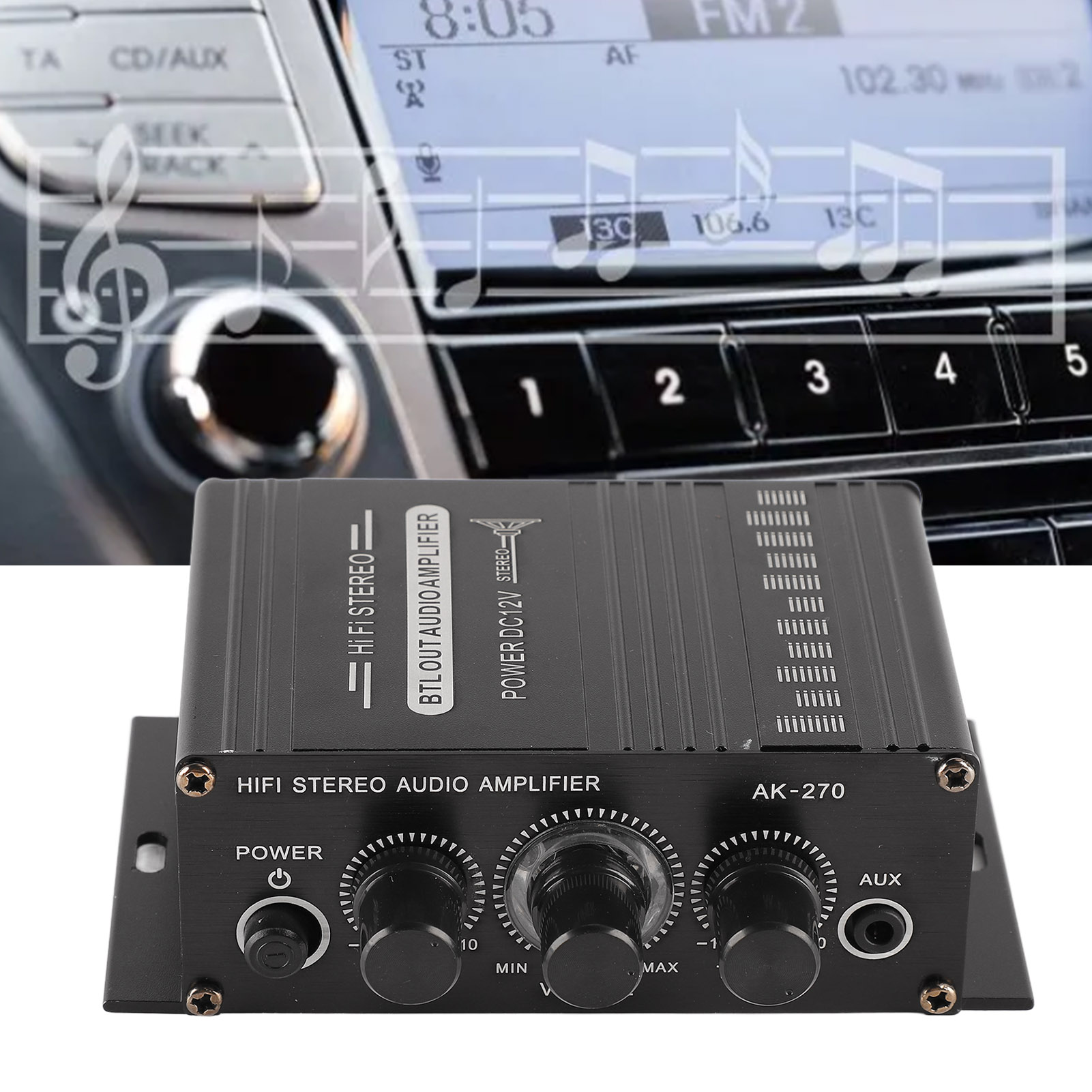 Portable Amplifier Mini - 스테레오 앰프 오토바이 앰프 스테레오 앰프