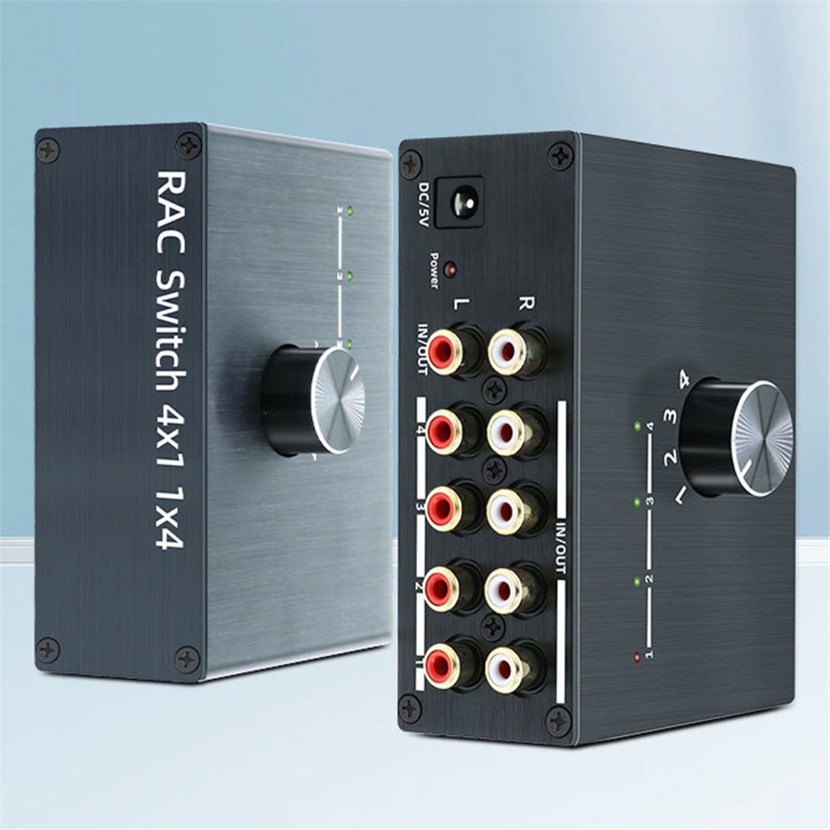 DTC5 4방향 스테레오 오디오 스위처 양방향 볼륨 노 - Audio Music Converter 리뷰 및 가격