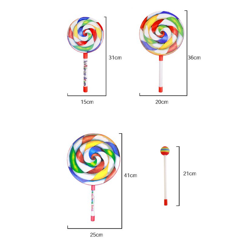 교육용 유아용 롤리팝 핸드 드럼 – 캔디 드럼스틱이 포 - Audio Music Lollipop 리뷰 및 가격