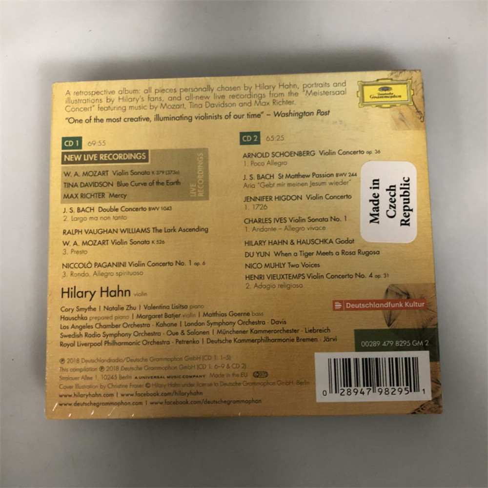 CD 'Retrospective' 힐리 한 클래식 음악 - Audio Music Cd 리뷰 및 가격