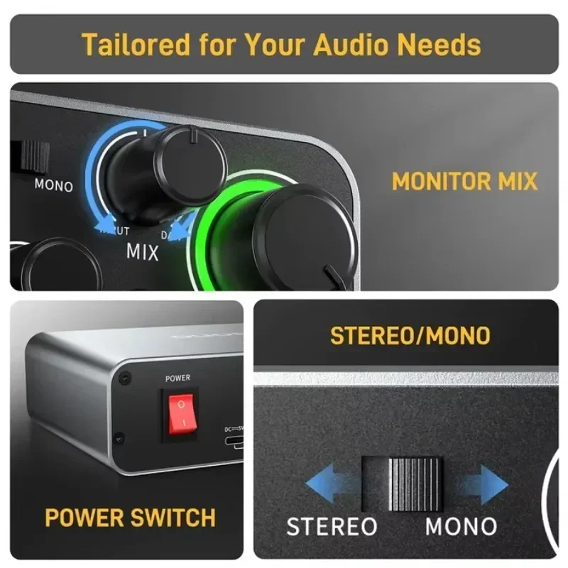 재고 있음 MAONO PS22 프로페셔널 오디오 인터페 - Audio Music Software 리뷰 및 가격
