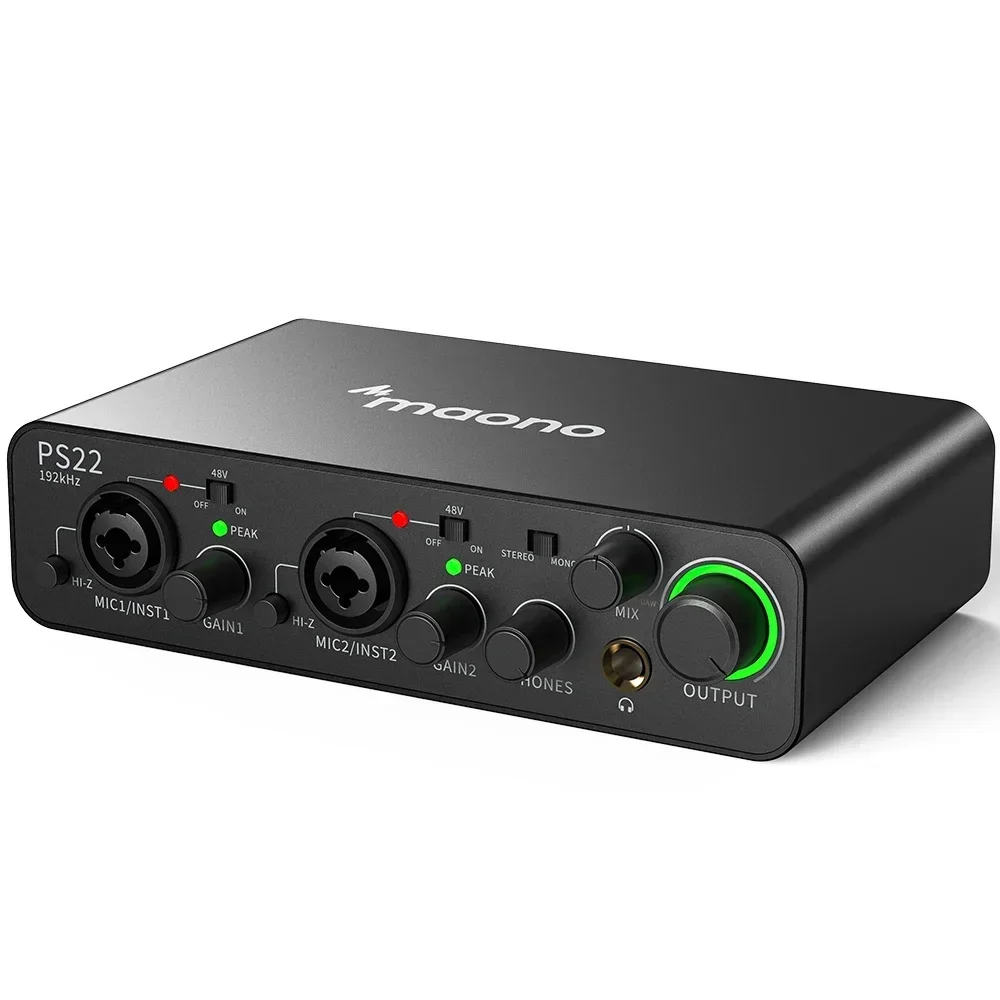 재고 있음 MAONO PS22 프로페셔널 오디오 인터페 - Audio Music Software 리뷰 및 가격
