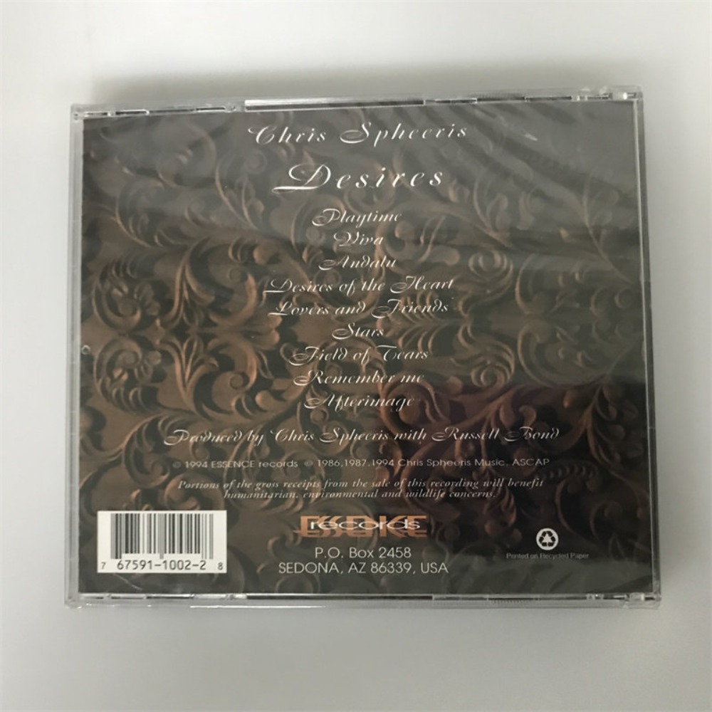 CD 'Desires' 크리스 스피어리스 음악 디스크  - Audio Music Cd 리뷰 및 가격